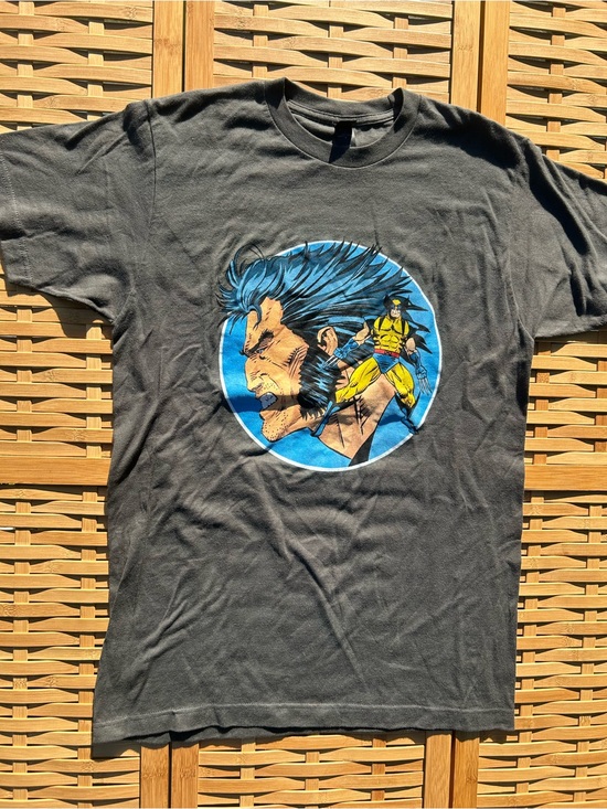 Tultex Other - 🎃2/$8- Wolverine Graphic Tee with Blue and Yellow Artwork